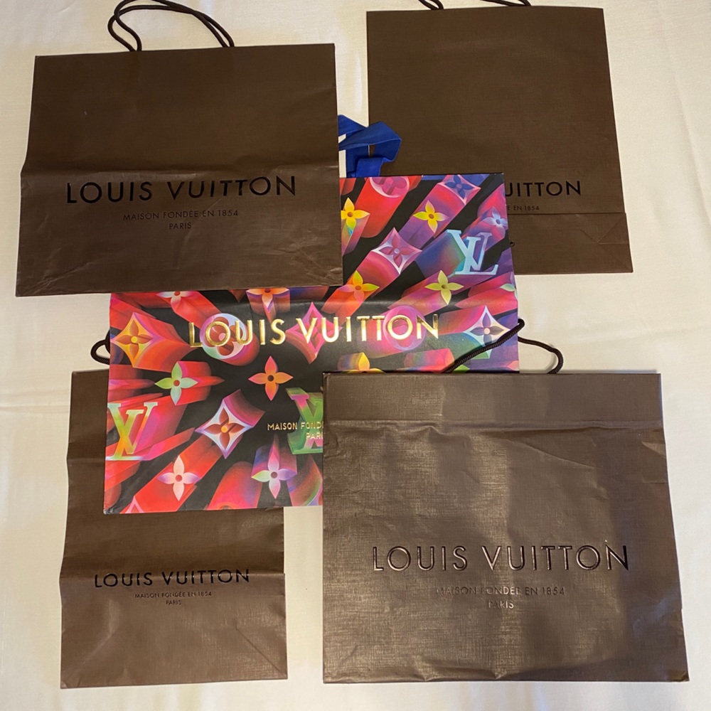 Louis Vuitton Empty Shopping Bags